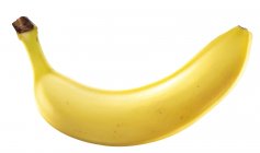 Banane entière en gros plan — Photo de stock