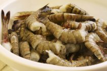 Crevettes tigrées pelées — Photo de stock