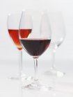 Divers verres à vin — Photo de stock