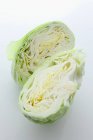 Halved white cabbage — Stock Photo