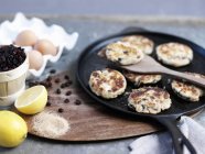Welsh Cakes in pan — Stock Photo