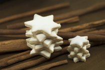 Stacked cinnamon stars — Stock Photo