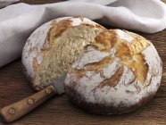 Halved Buttermilk bread — Stock Photo