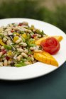 White Bean Salad with Papaya — Stock Photo