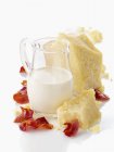 Крем, сыр пармезан — стоковое фото