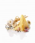 Parmesan cheese and garlic — Stock Photo