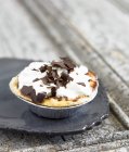 Chocolate Banana pie — Stock Photo