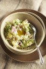 Irish potatoes and cabbage with butter — Stock Photo