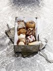 Vários biscoitos de Natal — Fotografia de Stock