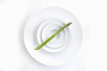 Lancia verde di asparagi — Foto stock