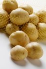 Raw fresh Yukon Gold potatoes — Stock Photo
