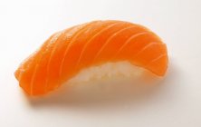 Nigiri sushi with salmon — Stock Photo