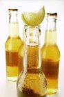 Ingwer Ale mit Zitrone — Stockfoto
