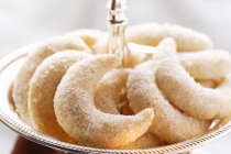 Crescent Christmas Cookies — Stock Photo