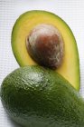 Fresh halved Avocado — Stock Photo