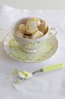 Biscuits sablés au zeste de lime — Photo de stock