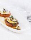 Pomodori arrosto con formaggio — Foto stock