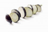 Fresh Sliced Eggplant — Stock Photo