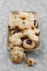 Biscoitos de farinha de milho sem glúten — Fotografia de Stock