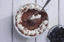 Chocolate ice cream — Stock Photo