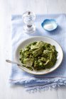 Aringa con salsa verde — Foto stock