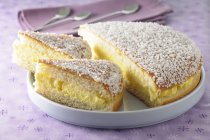 Traditional french Tropzienne cake — Stock Photo