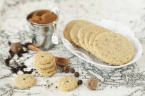 Chai tea biscuits and spices — Stock Photo