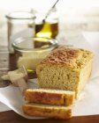 Banana cakes with millet — Stock Photo