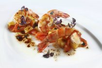 Crevettes frites au shiso — Photo de stock