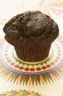 Muffin au chocolat cuit au four — Photo de stock