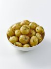 Tigela de batatas de bebê — Fotografia de Stock