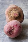 Two fresh beetroot — Stock Photo