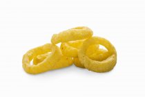 Onion rings isolated — Stock Photo