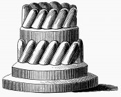 Baking tin for ring cake — Stock Photo