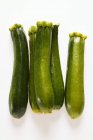Fresh green courgettes — Stock Photo