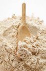 Wholemeal flour in heap — Stock Photo