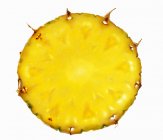 Fatia amarela de abacaxi — Fotografia de Stock