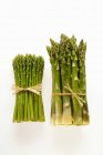 Different types of green asparagus — Stock Photo