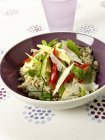 Pilaf de arroz con verduras - foto de stock