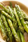 Marinated green asparagus — Stock Photo