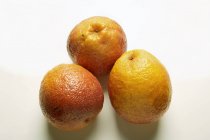 Tres naranjas de sangre - foto de stock