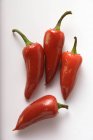 Fresh red chili peppers — Stock Photo