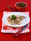 Chicken breast with herbs — Stock Photo