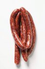 Fresh merguez sausages — Stock Photo