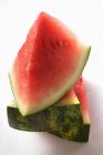Drei Wassermelonenkeile — Stockfoto