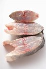 Fresh Sea bass cutlets — Stock Photo