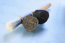 Halved Black truffle — Stock Photo