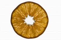 Rebanada de mandarina fresca - foto de stock