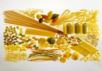 Assorted types of pasta — Stock Photo