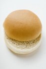 Halved hamburger bun — Stock Photo